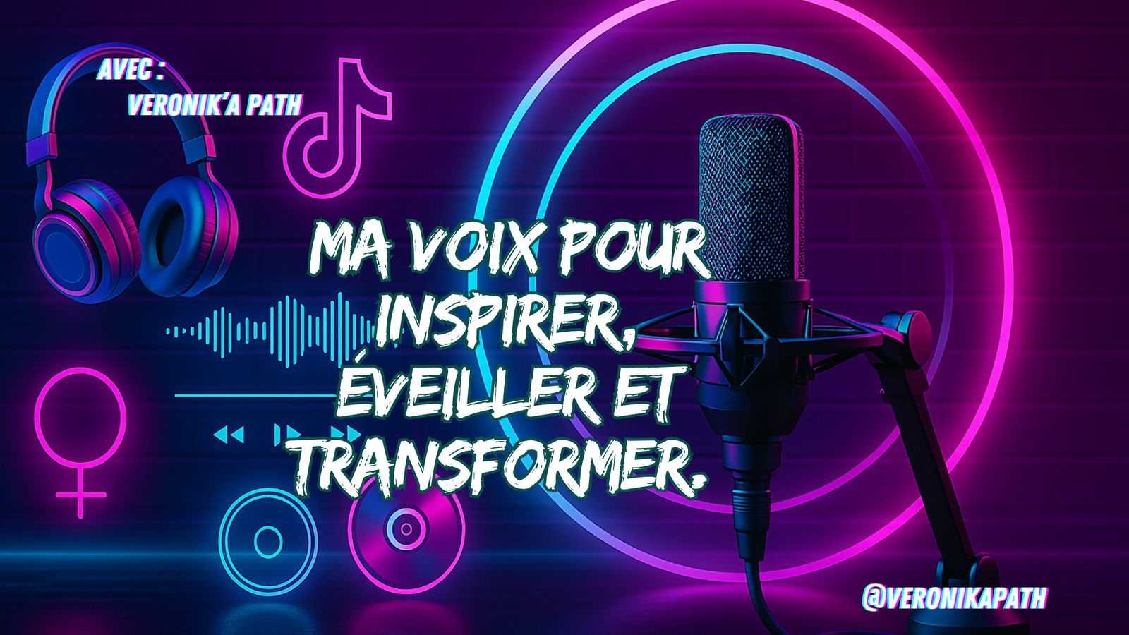 Ma voix pour inspirer, éveiller et transformer – Veronik’A Path, maître en méditation et coach en transformation personnelle.